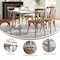 Flash Furniture Rectangle 36 in W, 60 in L, Rubberwood (Parawood) KER-T-851-WHT-60-GG - alternate 8